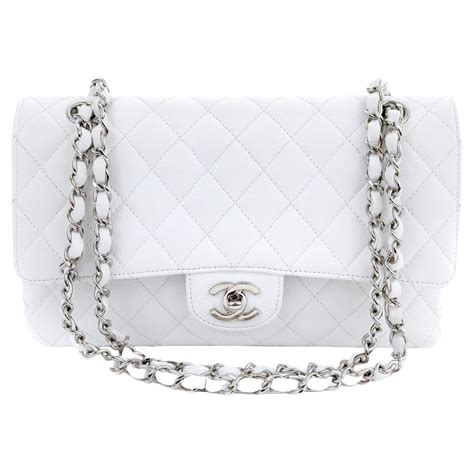 chanel white rim|chanel bag hardware.